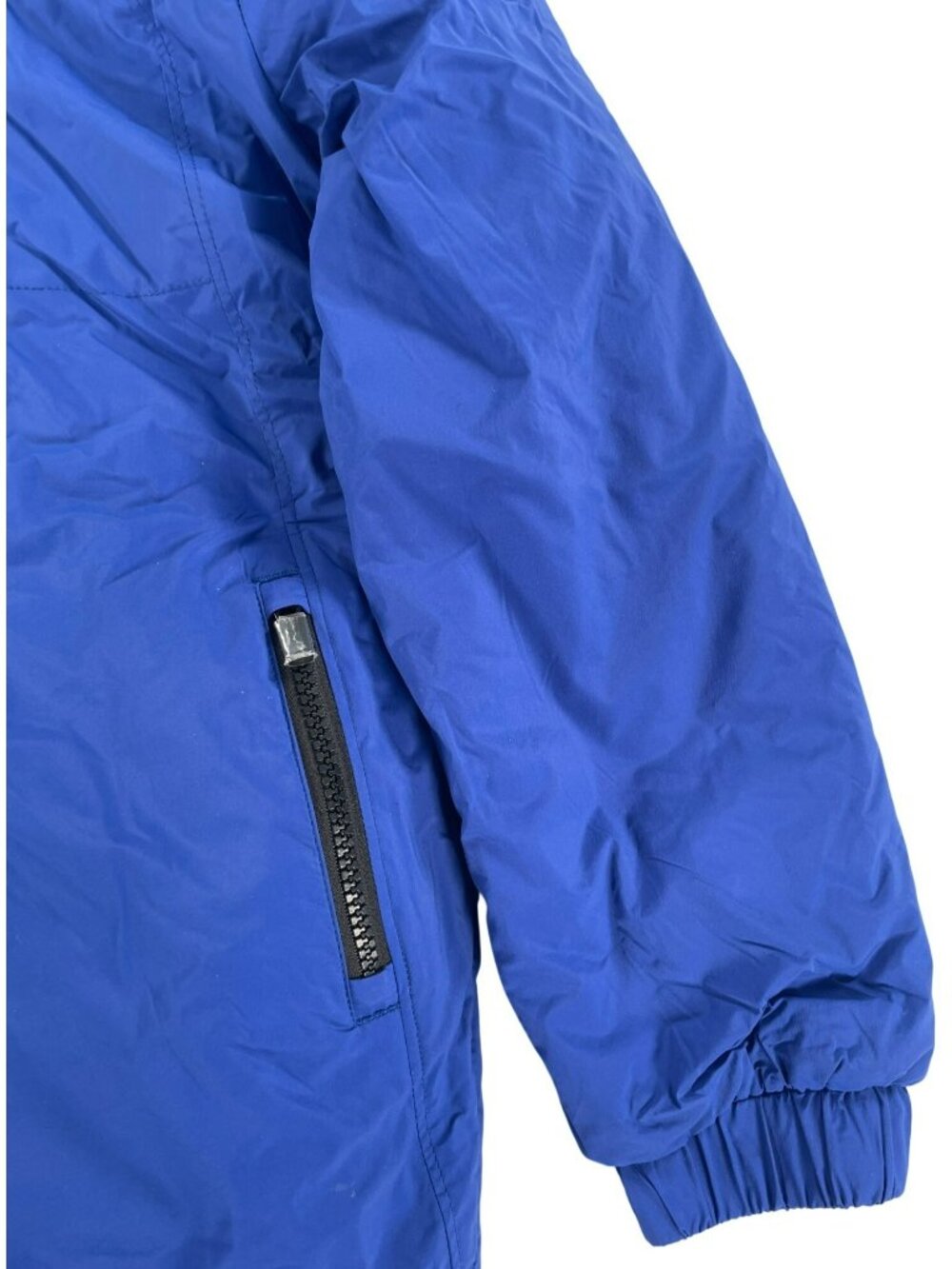 TYR Youth Hydrosphere Alliance Swim Parka Blue Water Repellent Hooded Sz YM NEW - Picture 4 of 10